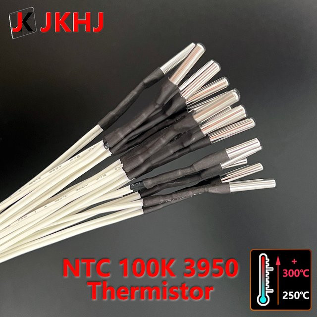 HT-NTC B3950 100K Thermistor Temperatur Sensor für 3D-Drucker Hotend Zubehör 3 x 20 mm - Bild 1
