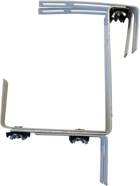 Siena Garden Blumenkastenhalter Gigant Weiß aus Metall Ø 29 cm, Höhe: 32 cm - Bild 1