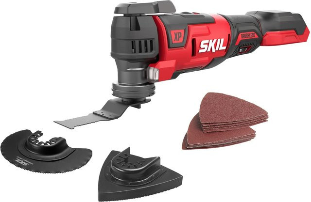 Skil Akku-Multifunktionswerkzeug XP 3650CB Bürstenlos in Rot ohne Akku und Ladegerät - Bild 1