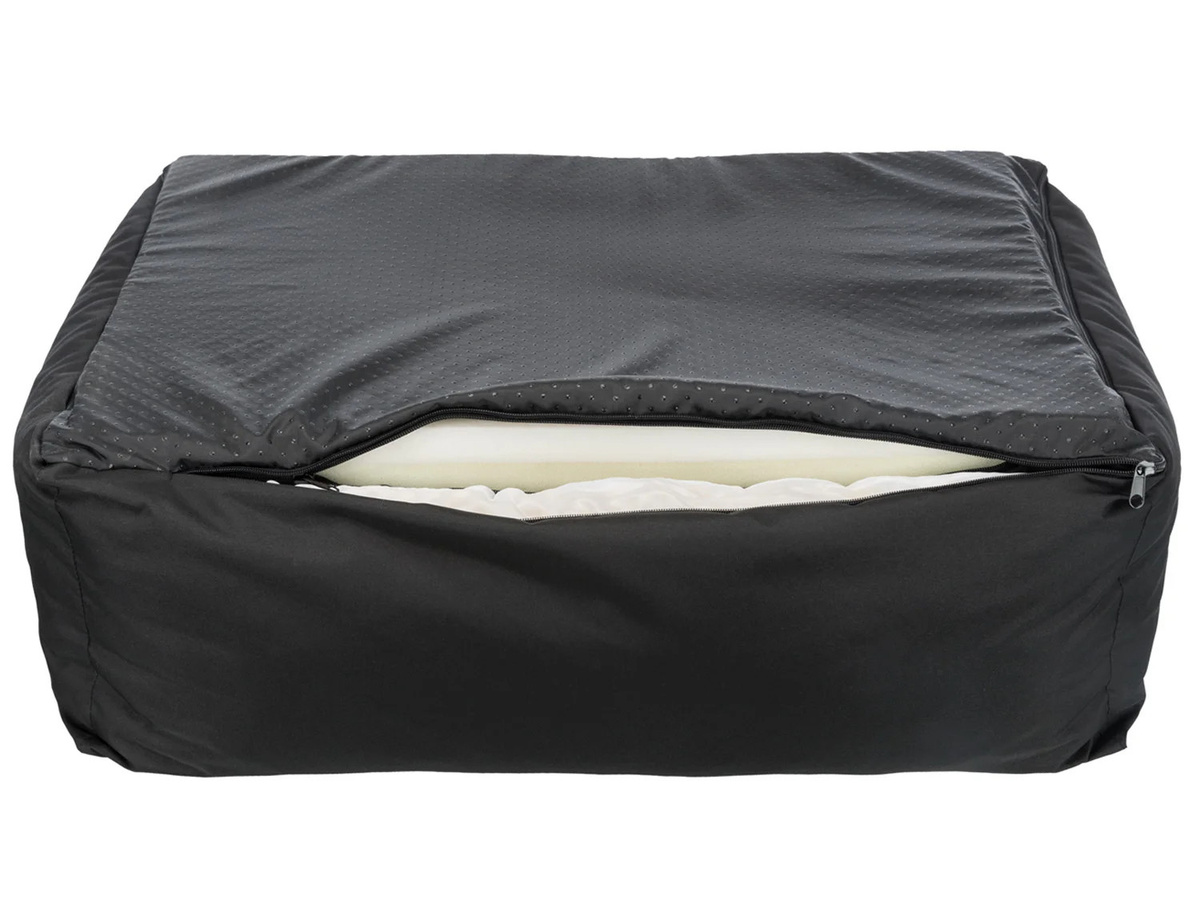 JOLLYPAW Hunde-Bett Jannis, Schwarz, B/T: 65 x 50 cm - Bild 1