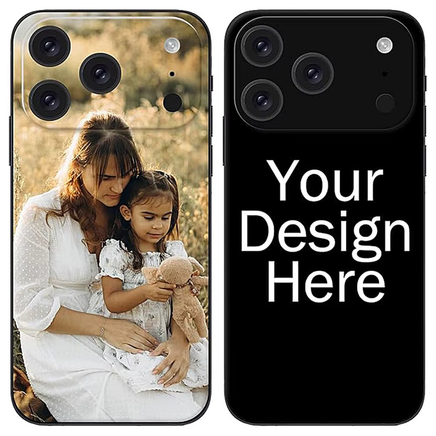 Personalisierte iPhone Hülle mit eigenem Foto in Matt Weiß für Apple iPhone 17 16 15 14 13 12 11 Pro Max und 16e - Bild 2