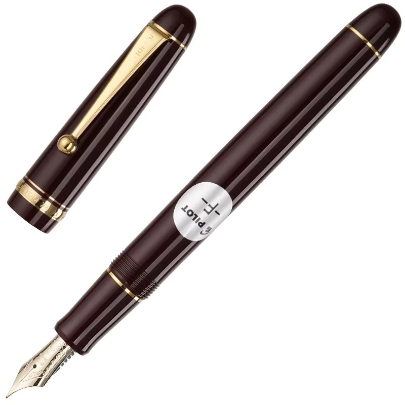 Pilot Custom 74 transparenter Füllfederhalter mit 14-karätiger Goldfeder in Blau - Bild 3