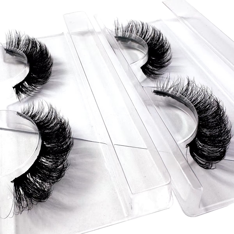 LYBCG Kunstwimpern D-Curl, 5D Flauschig, Unisex - Bild 2