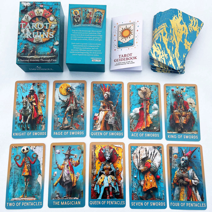 Destiny Ruins Tarot Deck, Kartenspiel, 78 Tarotkarten, ab 14 Jahre - Bild 3