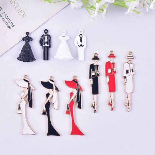 MRHUANG Charms, Messing, 10 Stück, Unisex - Bild 1