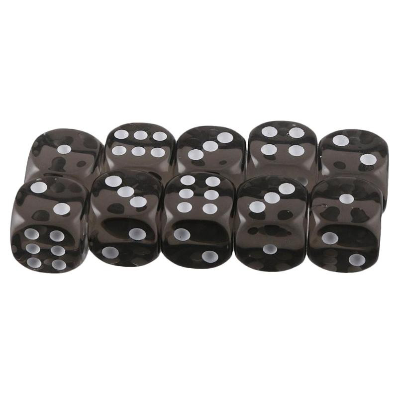 Freedom Outdoors Acryl Würfel Schwarz Transparent 10-teiliges Set - Bild 4