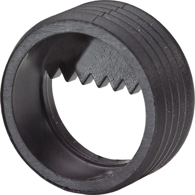 Hettich Spiegelaufhänger aus Kunststoff in Schwarz, 4 Stück, Durchmesser: 20 mm, Breite: 10 mm - Bild 1
