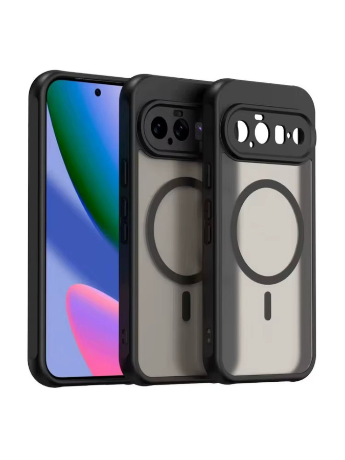 Magnetische Schutzhülle für Google Pixel 7 8 9 Pro XL in Matt-Transparent mit MagSafe und Wireless Charging Unterstützung - Bild 7