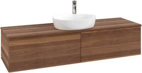 V&B Waschtischunterschrank Antao mit Frontstruktur in Weiß, B: 160 cm, T: 50 cm - Bild 1
