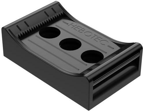 Hebotec KBS 20 - 100 Klettbandsockel zum Anschrauben in Schwarz - Bild 1