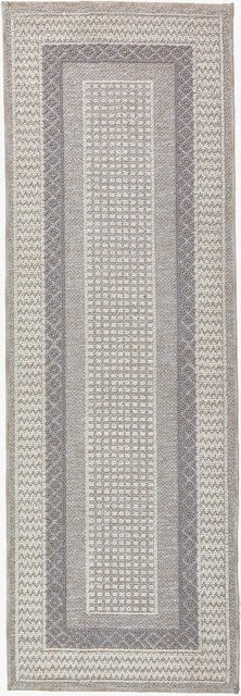Flair Rugs Kurzflorteppich Modra Grau mit geometrischem Design, B: 78 cm, L: 230 cm - Bild 1