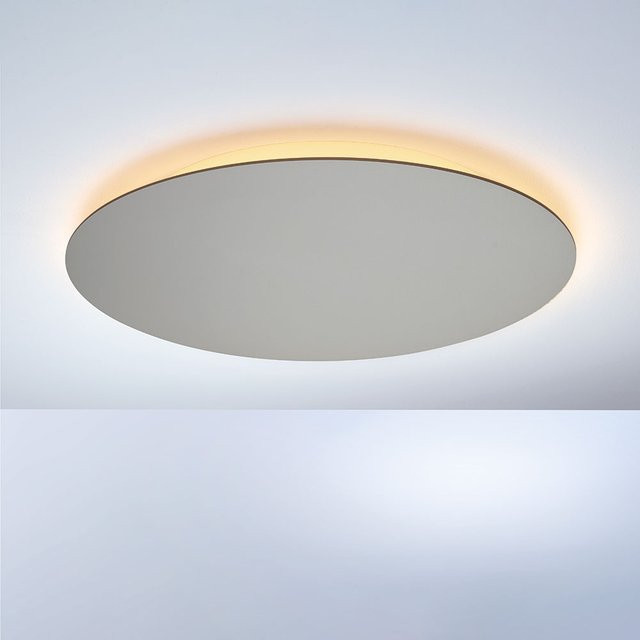 Escale Blade 79 LED-Deckenleuchte in Taupe aus Aluminium mit warmweißem Licht (2700K) - Bild 1