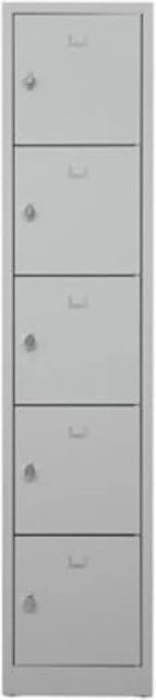 PROREGAL Schließfachschrank Falcon Small Grau, H x B x T: 190 x 41 x 45 cm - Bild 1