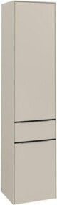 V&B Hochschrank Subway 3.0 in Cashmere Beige mit Glasfront und Schubladen, B/T/H: 40 x 36,2 x 171 cm - Bild 1