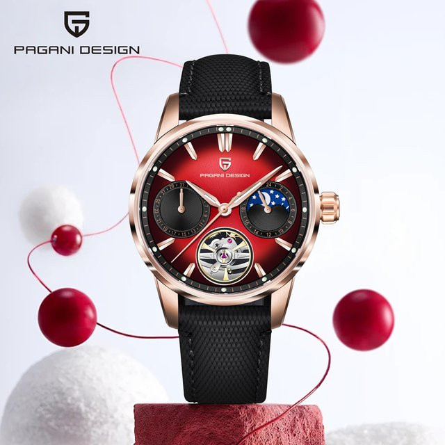 PAGANI DESIGN Armbanduhr, Automatik, Edelstahl, Saphirglas, Herren - Bild 1