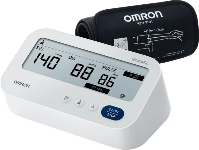 Omron X3 Comfort AFib Blutdruckmessgerät in Weiß - Bild 1