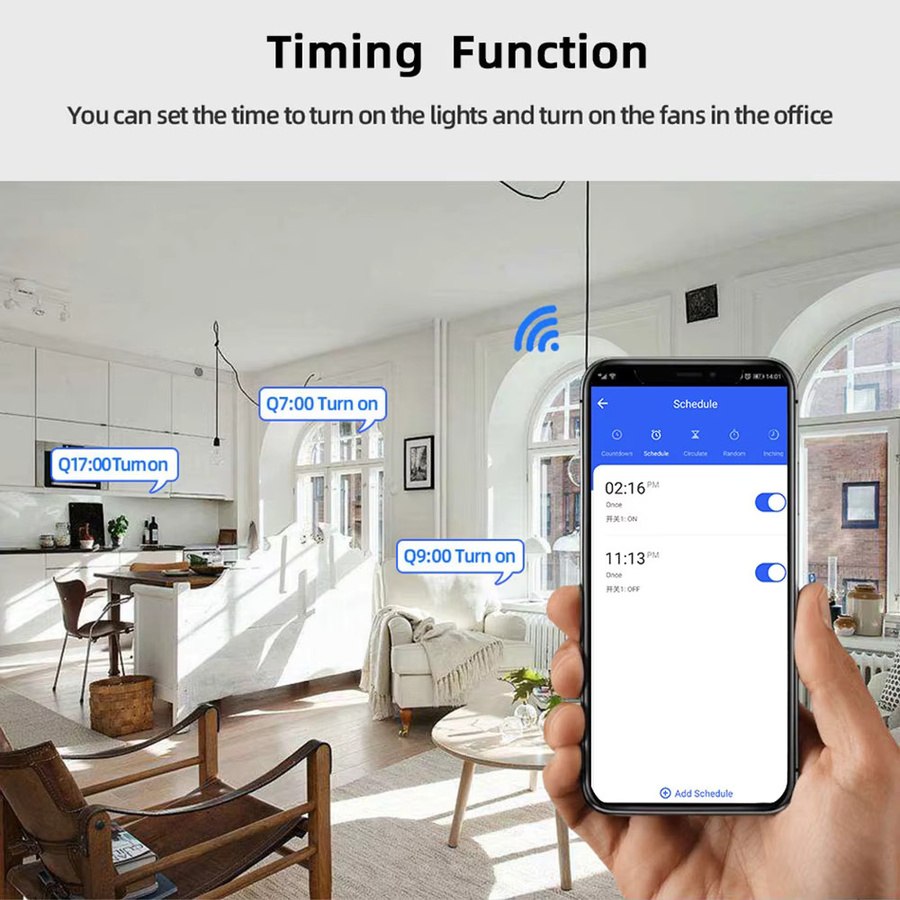 Tuya Smart Zigbee 2-Kanal RF433 Empfänger Modul für Licht und Motoren, kompatibel mit Alexa - Bild 3