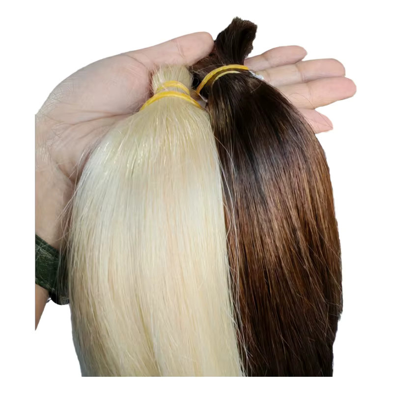 Moresoo Haarverlängerung, brasilianisches Remy Echthaar, 100 g, Damen - Bild 5