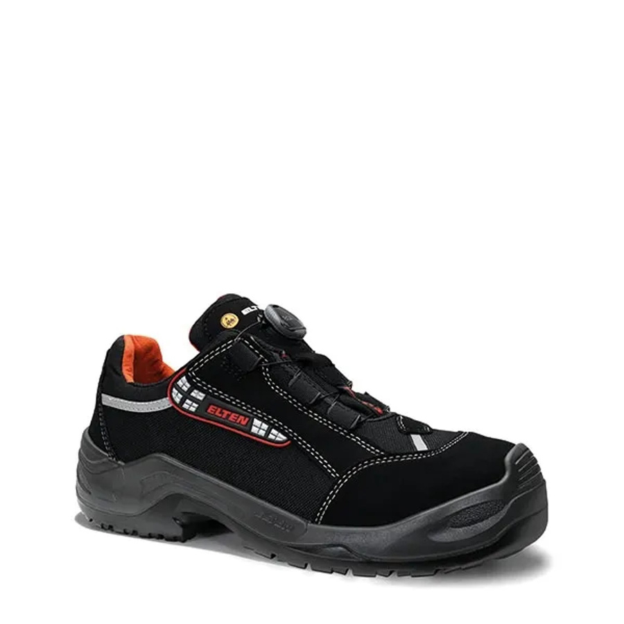 Elten Sicherheitshalbschuh Senex Boa ESD S3 in Grau Schwarz Rot mit Cordura und Textil für dich in Größe 47 - Bild 2