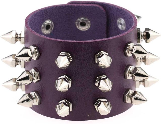 YIRAN Armband, Leder, Lila, Damen - Bild 1