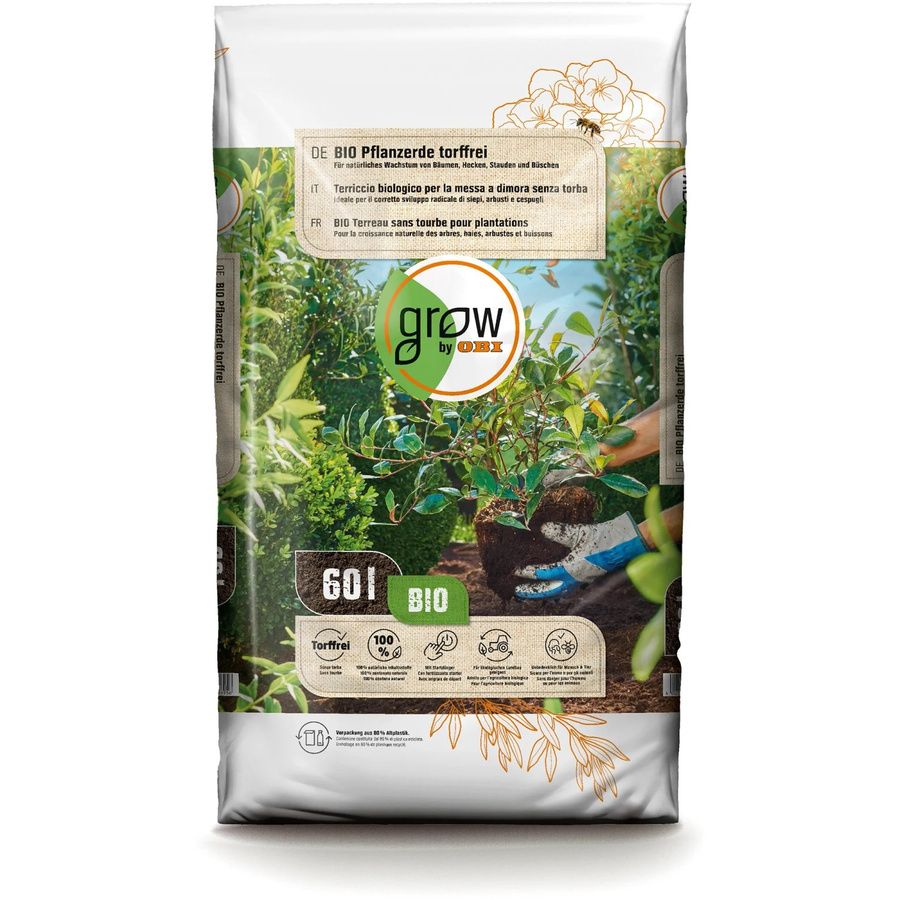 GROW by OBI Bio Pflanzerde torffrei - Bild 2