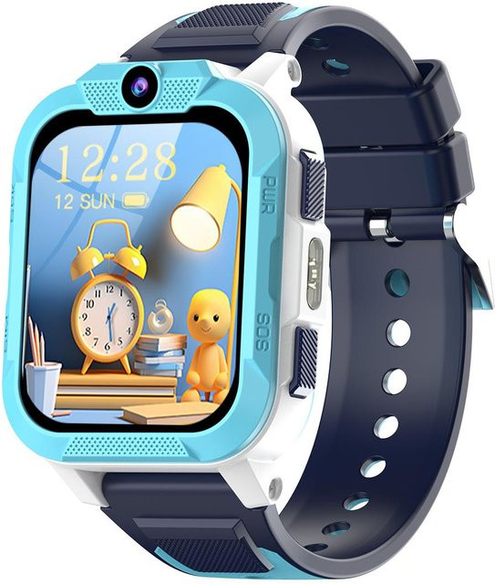 Blackview Z40 Pro Kinder Smartwatch mit GPS, 4G, HD Videoanruf und SOS Funktion, IP68 Wasserdicht, Farbe: Blau - Bild 1