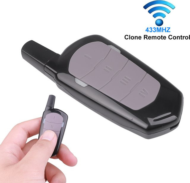Kebidumei Kabelloser 433MHz Universal-Auto-Kopier-Fernbedienungs-Controller mit 4 Tasten in Schwarz für Garagentore, Autos und Hausgeräte - Bild 1