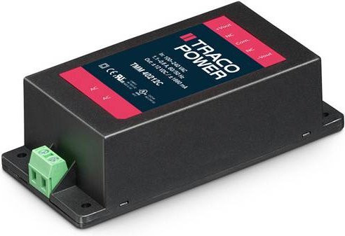 TracoPower TMM 40124C AC/DC-Printnetzteil 24 V/DC 1.7A 40W Schwarz - Bild 1