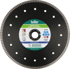 Heller Diamond Blade Ceramic Performance Diamantscheibe für Fliesen in Schwarz, Durchmesser: 115 mm - Bild 1