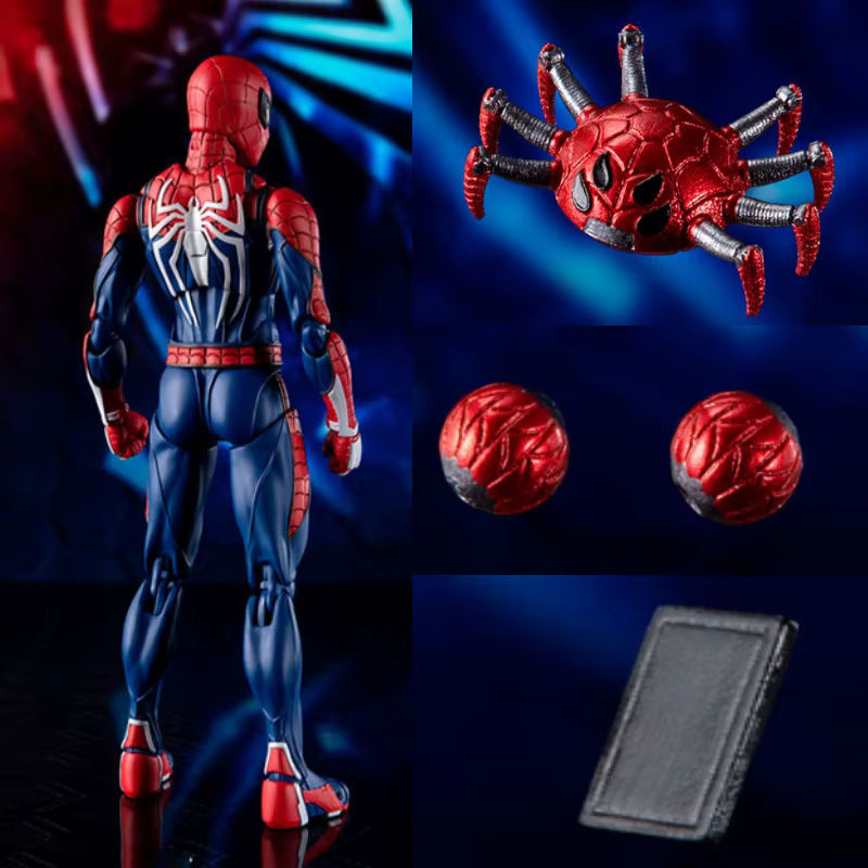 Sony Spider-Man PS4 Actionfigur Peter Parker Statue in Rot aus Kunststoff - Bild 5