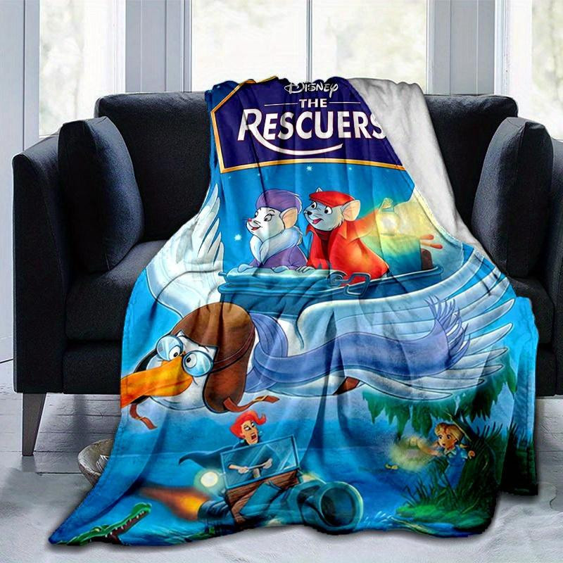 Disney Die Retter Kuscheldecke aus Flanell, Mehrfarbig, B x H: 150 x 200 cm - Bild 5