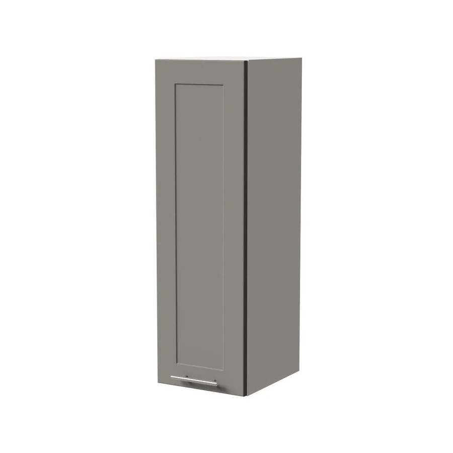 Feldmann-Wohnen Hängeschrank Oslo in Weiß und Staubgrau Matt B: 30 cm, T: 32,5 cm, H: 96 cm - Bild 2