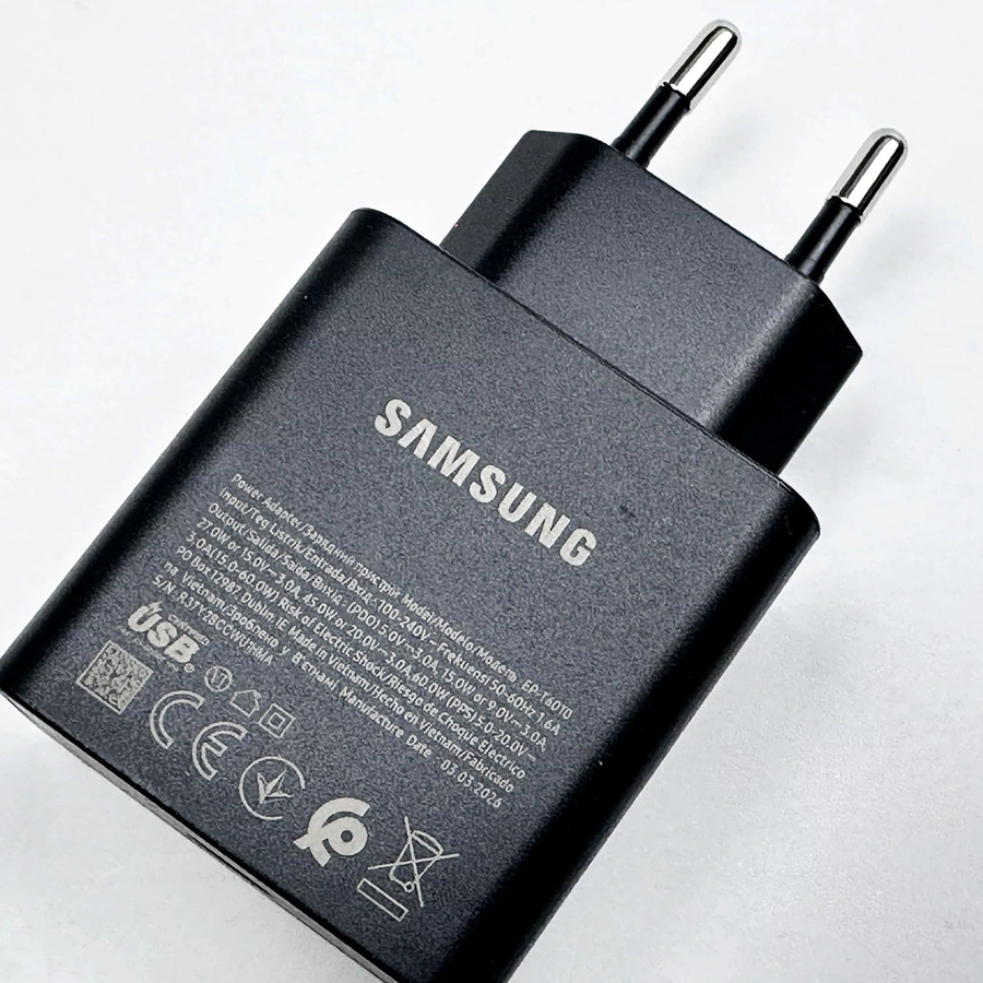 Samsung Original PD Ladegerät 60W in Schwarz für Galaxy S26 S25 S24 S23 S22 S21 S20 Ultra Plus A57 A36 - Bild 2