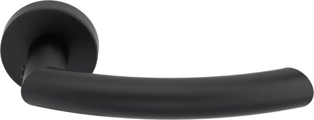 Novadoors Türgriffgarnitur Nova Amico Smart2Lock Rechts in Schwarz Matt - Bild 1