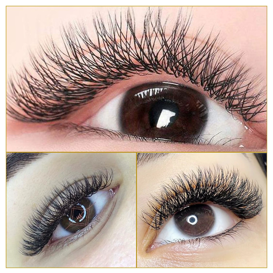 CoMango Eyelash Extension Single & Mix, 8-15mm, Natural - Bild 3