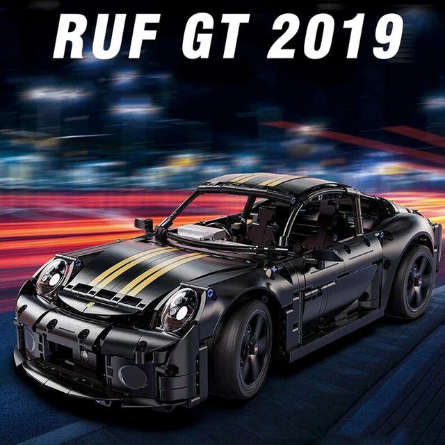barweer RUF GT 2019, Sportrennwagen, Baukasten, 1655 Teile - Bild 1