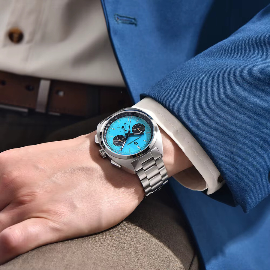 Pagani Design Chronograph, Quarz, Edelstahl, Saphirglas, Herren - Bild 5