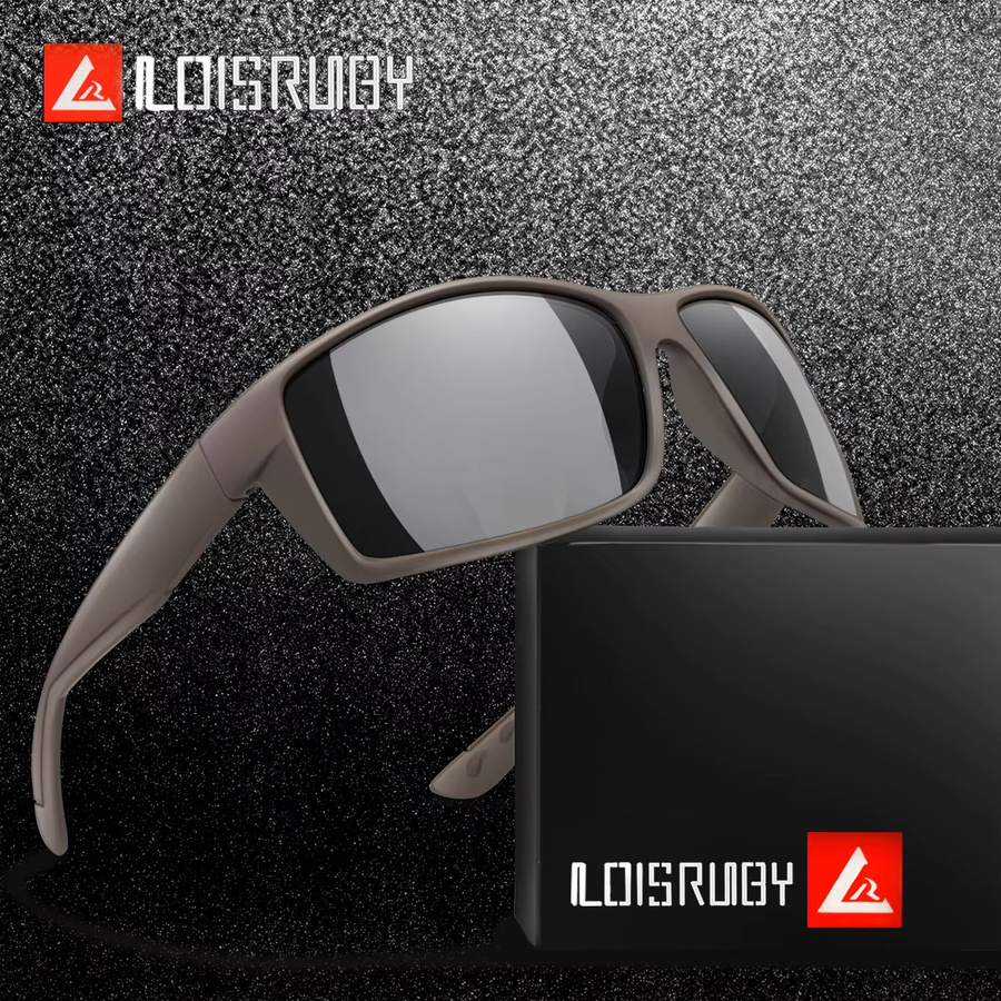 LOISRUBY Sonnenbrille, Unisex, Vollrand, rechteckig, multicolor, Kunststoff, polarisiert - Bild 3