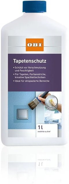 OBI Tapetenschutz Dispersion in Weiß - Bild 1