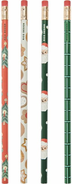 Rico Design Paper Poetry Bleistift-Set Weihnachtsmarkt in Multicolor - Bild 1