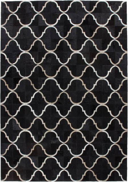 Kayoom Flachflorteppich Lavish 310 Schwarz B/H/L: 120 x 0,8 x 170 cm - Bild 1