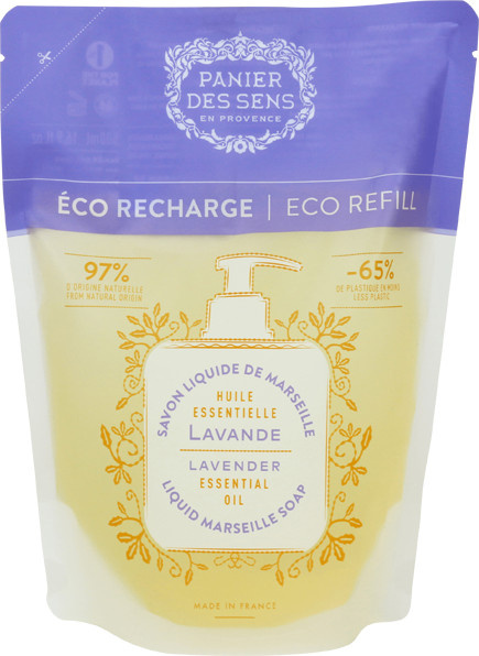 Panier des Sens Lavande Savon Liquide de Marseille Refill, transparent - Bild 1