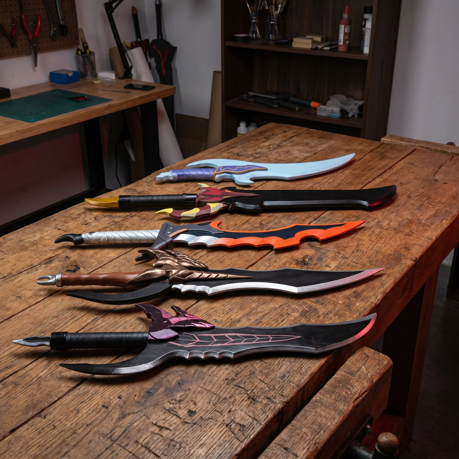 Bandai Solo Leveling Mizushino Shun Katana, Holz, Cosplay Requisite - Bild 1