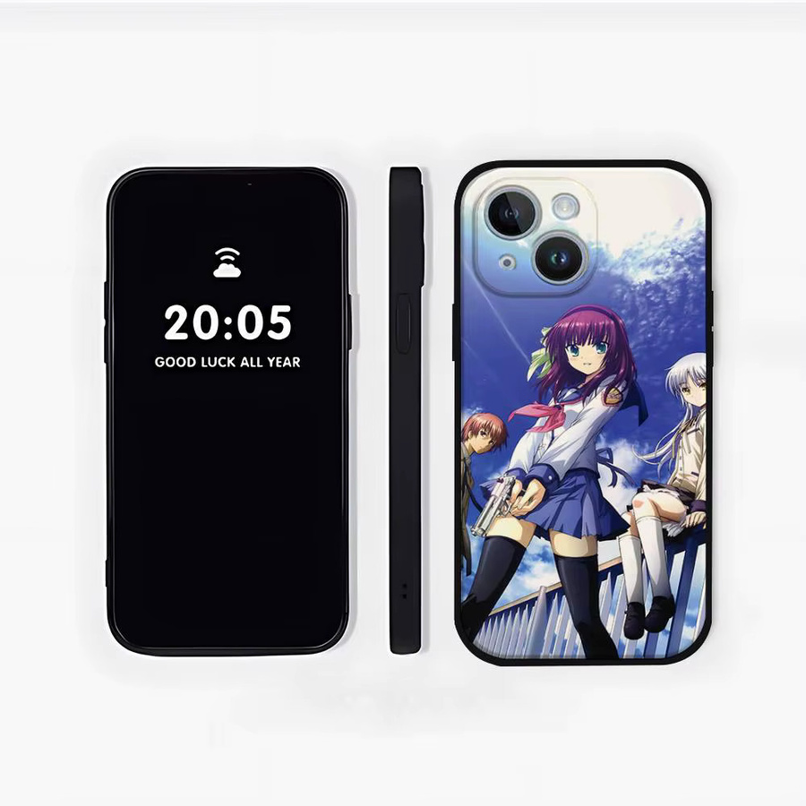 Mesuca Anime A-Angel Beats Silikon Handyhülle für iPhone in Schwarz und Multicolour - Bild 3