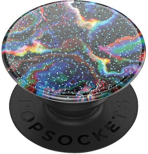 PopSockets PopGrip Premium Glitter Rainbow Void in Multicolour - Bild 1