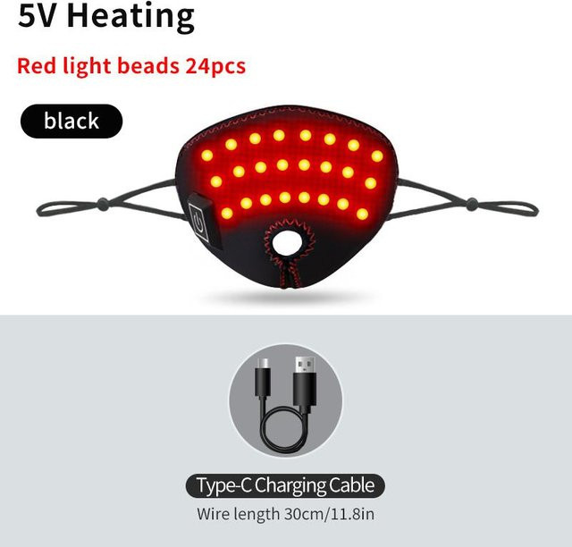 Binchi Health Electronics Nasenmassagegerät mit Rotlichttherapie, Schwarz, Unisex - Bild 1