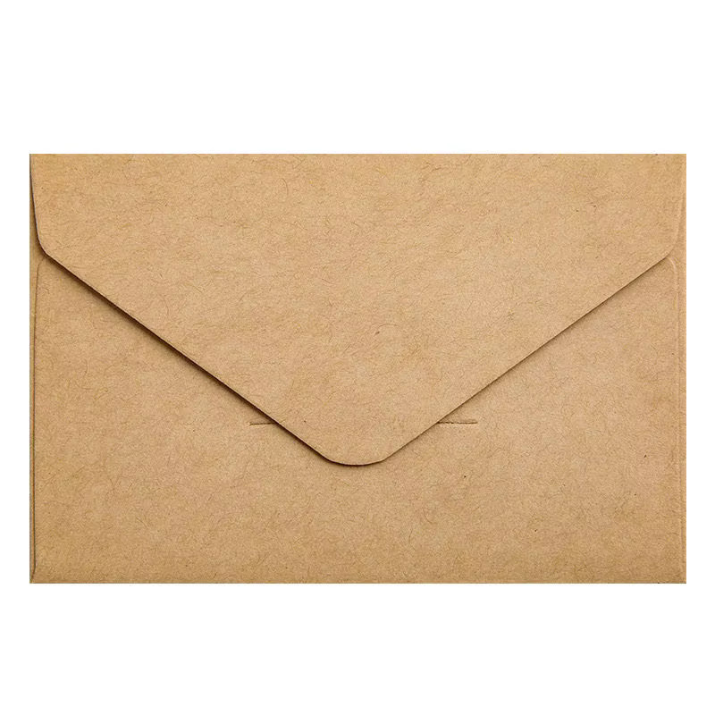 100 Stück Kraft-Mini-Umschläge aus Kraftpapier in Braun und Schwarz für Geschenkkarten und Visitenkarten, B: 10,5 cm, H: 7 cm - Bild 5