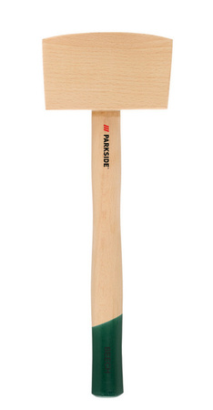 Parkside Hammer mit Holzgriff aus Stahl in Braun