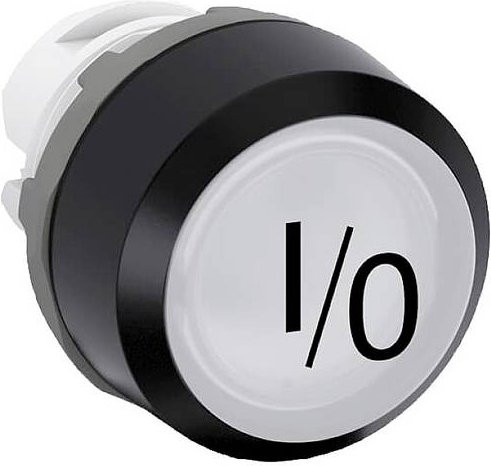 ABB MP1-7118 Leuchtdrucktaster in Weiß mit IP66 Schutzart, Breite: 28 mm, Höhe: 11,5 mm - Bild 1