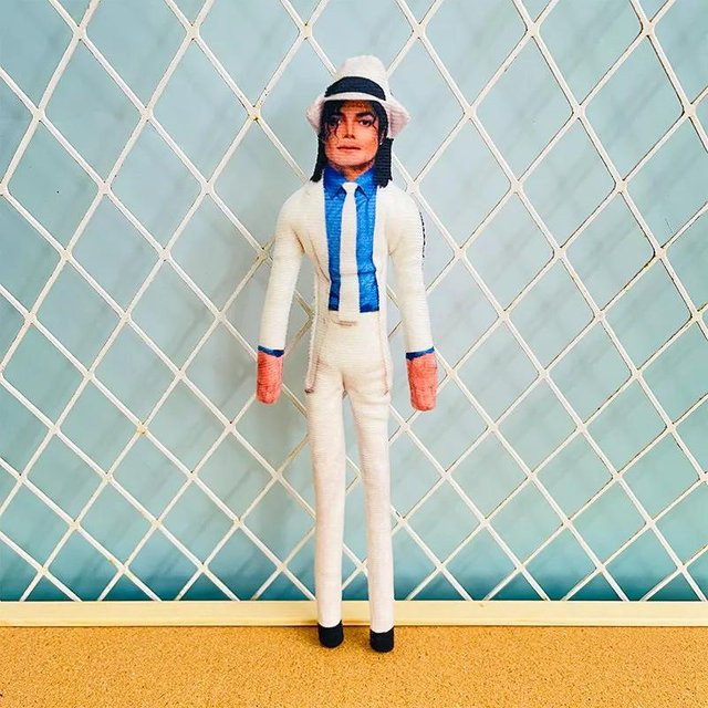 Binchi Fitness Michael Jackson Plüschpuppen, 10-teiliges Set, 28cm - Bild 1